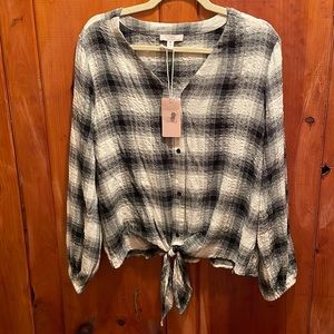 NWT Como Vintage Plaid top